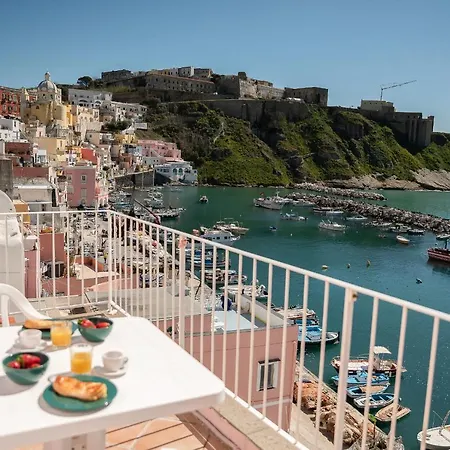 La Romantica - Corricella Exclusive Terrace Procida Exterior foto
