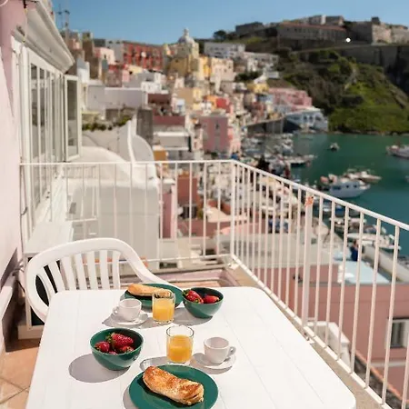 La Romantica - Corricella Exclusive Terrace Procida Exterior foto